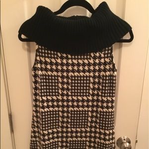 Sleeveless sweater dress
